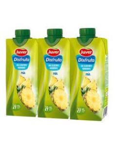 ZUMO JUVER DISFRUTA PK3x200ML PIÑA