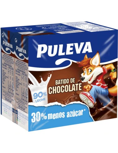 BATIDO PULEVA CACAO MINI BRIK PK-6 200 M