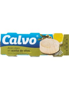 ATUN CALVO ACEITE OLIVA RO-80 PK-3+1