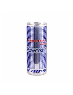 BEBIDA ENERGETICA POWER KING LATA 250 ML.