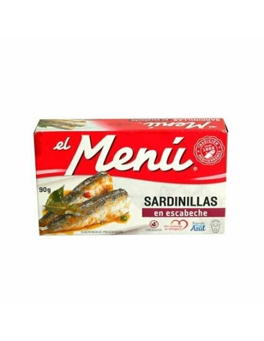 SARDINILLAS EL MENU ESCABECHE 90 GR