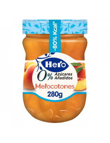 CONFITURA HERO-DIET MELOCOTON 280 GRS.