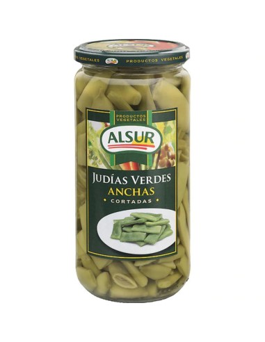 JUDIAS VERDES ALSUR PLANA TARRO 650 GR.