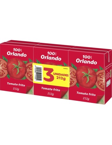 TOMATE FRITO ORLANDO BRIK PK-3 210 GRS.